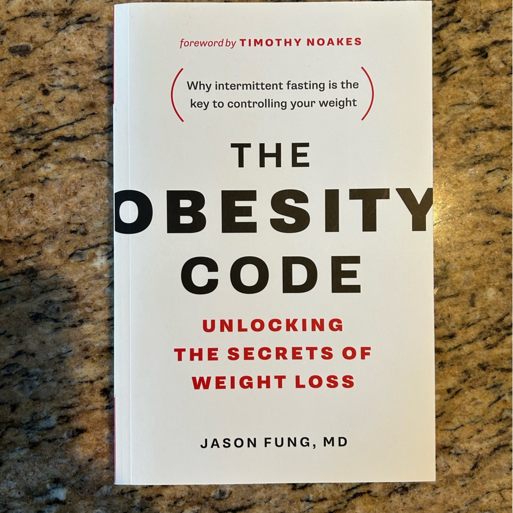The Obesity Code paperback book by Jason Fung MD